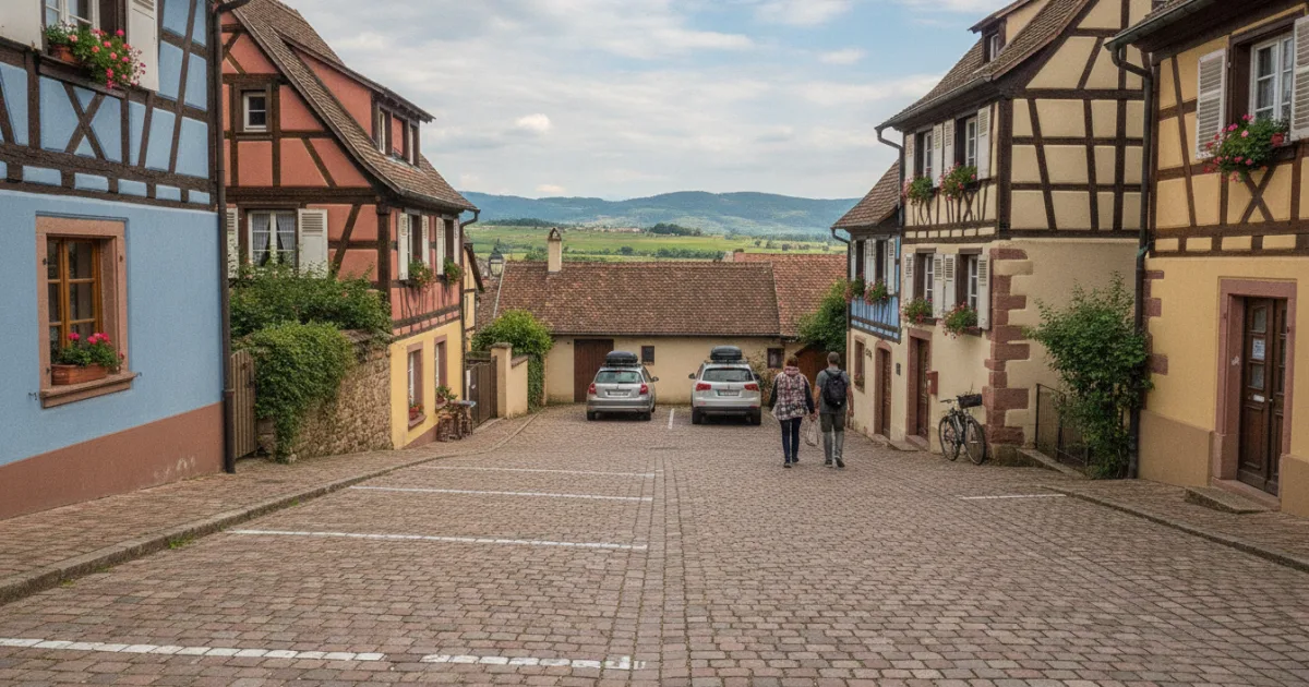 Stationnement facile : hébergements avec parking à Ensisheim